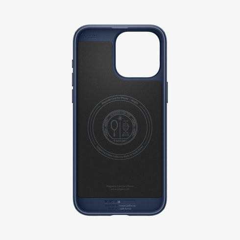 ACS06597 - iPhone 15 Pro Max Case Mag Armor (MagFit) in matte black showing the back